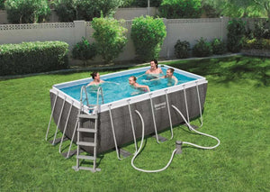 Bestway 56998 Above Ground Portable Rectangular Pool 18 ft. x 9 ft. x 4 ft.