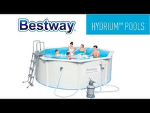 Load and play video in Gallery viewer, Bestway 56418 Above Ground Portable Swimming Pool 12 ft x 3.5 ft / 3.66m x 1.07m
