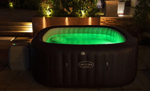 Bestway Lay-Z-Spa Maldives HydroJet Pro Hot Jacuzzi Spa, L79" x B79" x Depth 31.5"