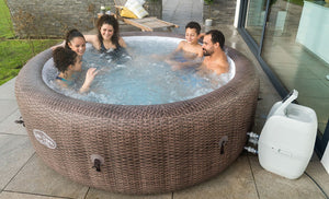 Bestway Lay-Z-Spa St Moritz AirJet Hot Jacuzzi Spa, Dia 85" x Depth 28"