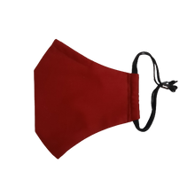 Load image into Gallery viewer, face masks Jova Maroon Red - JOVAJOVA-Fashion-Studio
