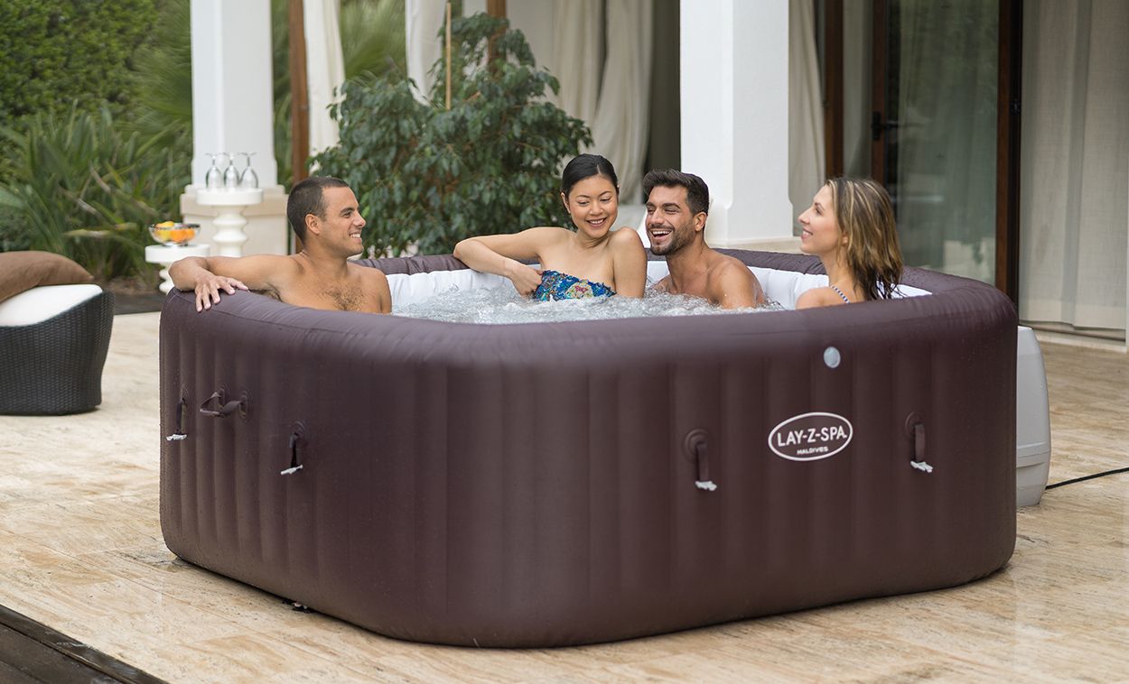 Bestway Lay-Z-Spa Maldives HydroJet Pro Hot Jacuzzi Spa, L79 x