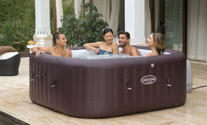 Bestway Lay-Z-Spa Maldives HydroJet Pro Hot Jacuzzi Spa, L79" x B79" x Depth 31.5"