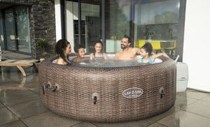 Bestway 60023 Lay-Z-Spa St Moritz AirJet Hot Jacuzzi Spa, Dia 85" x Depth 28"
