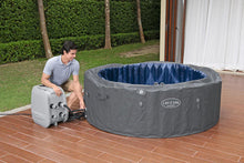 Load image into Gallery viewer, Bestway 60075 Lay-Z-Spa Santorini HydroJet Pro Hot Jacuzzi Spa, Dia 85&quot; x Depth 31.5&quot;
