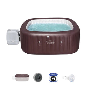 Bestway Lay-Z-Spa Maldives HydroJet Pro Hot Jacuzzi Spa, L79" x B79" x Depth 31.5"