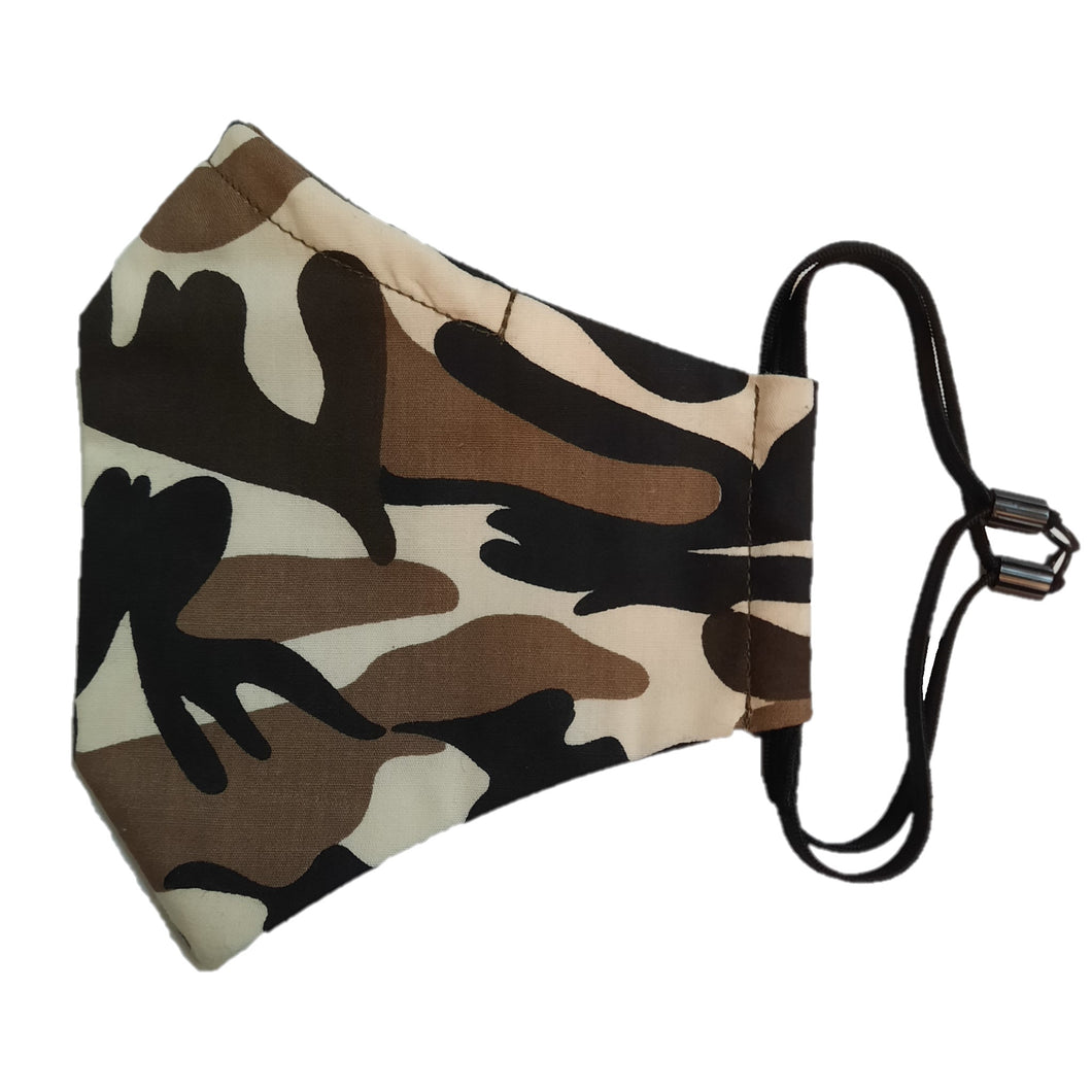 face masks Jova Camo Beige - JOVAJOVA-Fashion-Studio