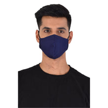 Load image into Gallery viewer, face masks Jova Navy Blue - JOVAJOVA-Fashion-Studio
