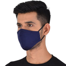 Load image into Gallery viewer, face masks Jova Navy Blue - JOVAJOVA-Fashion-Studio
