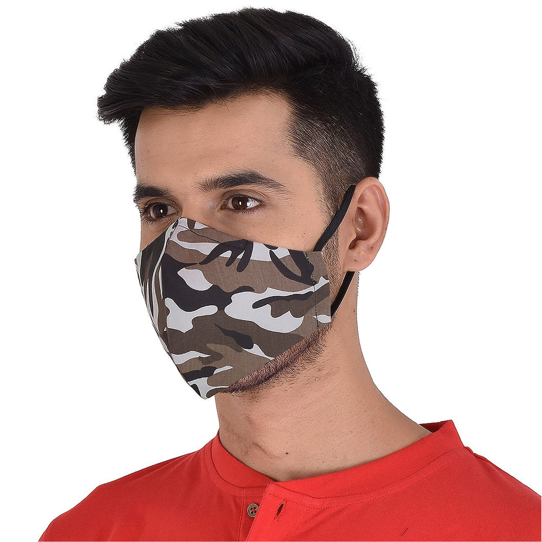 face masks Jova Camo Sea Green - JOVAJOVA-Fashion-Studio