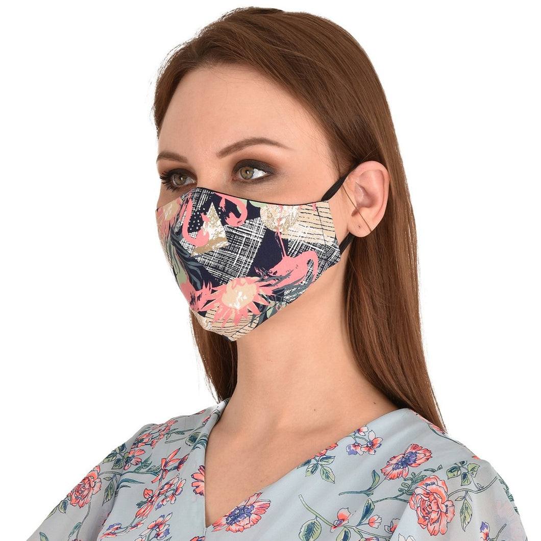 face masks Jova Pink Flamingo - JOVAJOVA-Fashion-Studio