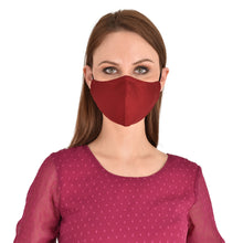 Load image into Gallery viewer, face masks Jova Maroon Red - JOVAJOVA-Fashion-Studio
