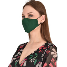 Load image into Gallery viewer, face masks Jova Pine Green - JOVAJOVA-Fashion-Studio
