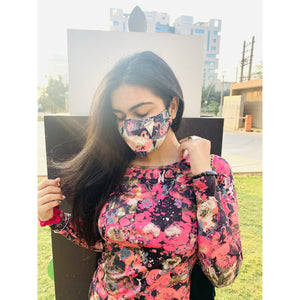 face masks Jova Pink Flamingo - JOVAJOVA-Fashion-Studio