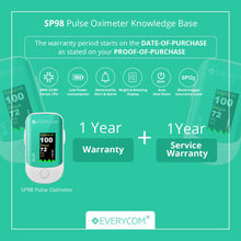 Load image into Gallery viewer, Everycom SP98 Pulse Oximeter - JOVAJOVA
