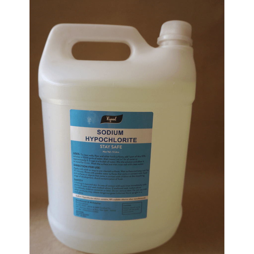 Ryaal Sodium Hypochlorite 5 Ltrs - JOVAJOVA