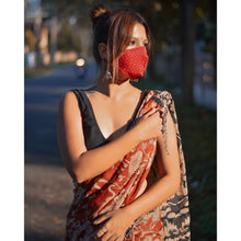 Load image into Gallery viewer, face masks Jova Red # - JOVAJOVA-Fashion-Studio
