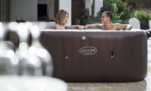 Bestway Lay-Z-Spa Maldives HydroJet Pro Hot Jacuzzi Spa, L79" x B79" x Depth 31.5"